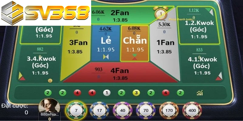 Luật chơi Fantan SV368 chi tiết người mới cần biết