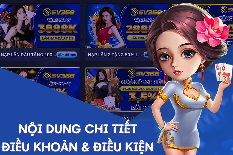 Nội dung chi tiết điều khoản điều kiện Sv368