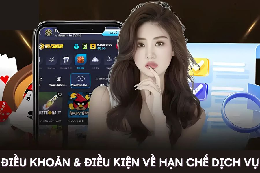 Điều khoản điều kiện SV368, hạn chế dịch vụ