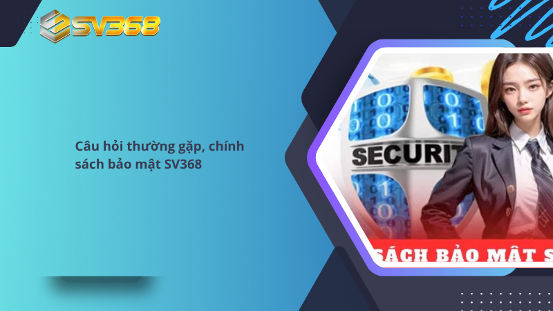 Câu hỏi thường gặp SV368, giải đáp mọi thắc mắc 3 Câu hỏi thường gặp, chính sách bảo mật SV368